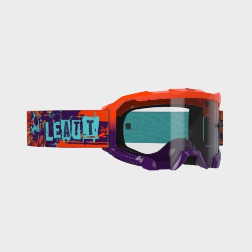 Maschera Cross Leatt Velocity 4.5 Arancione Lente Trasparente 83%