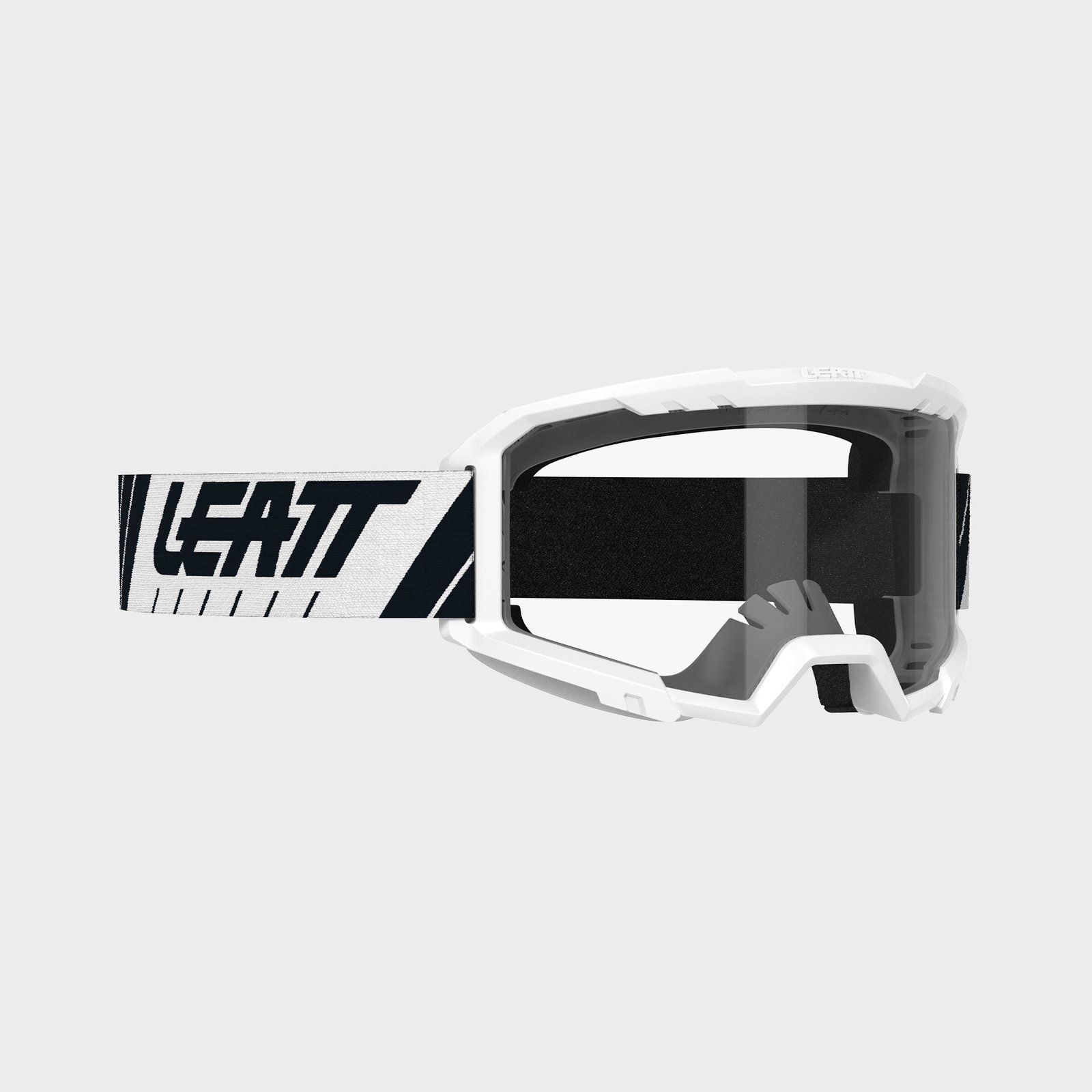 Maschera Cross Leatt Vizion 2.5 Bianco Lente Trasparente 90%