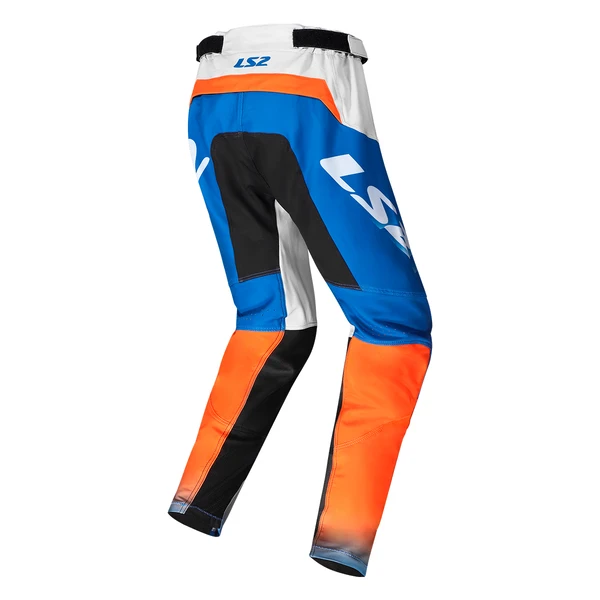 Completo Moto Cross LS2 Gravel Arancione/Blu/Grigio - immagine 2