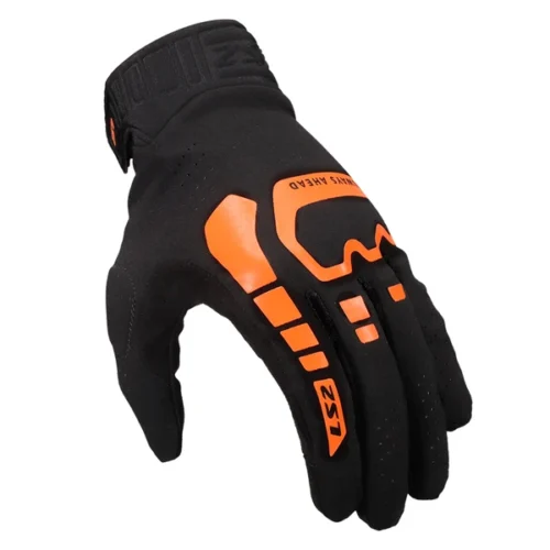 Guanti Moto LS2 Flex Uomo Nero/Arancione