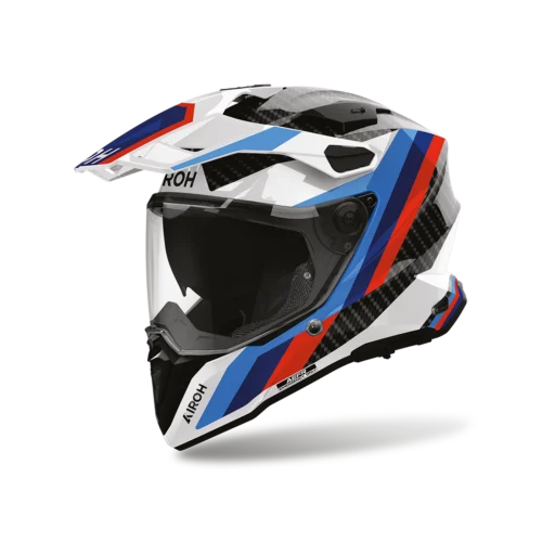 Casco Moto Adventure Airoh Commander 2 Carbon Rank Lucido