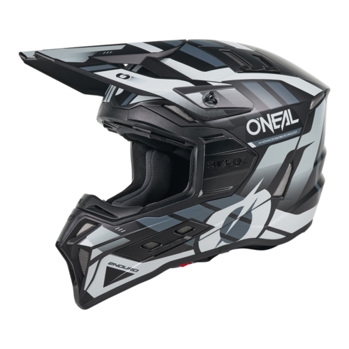 Casco Moto Cross O'Neal EX-SRS Dust Nero/Grigio