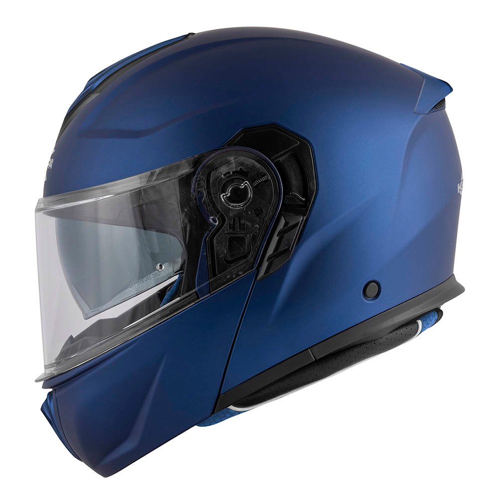Casco Moto Modulare Kappa KV50 Basic Blu Metallizzato Opaco - immagine 2