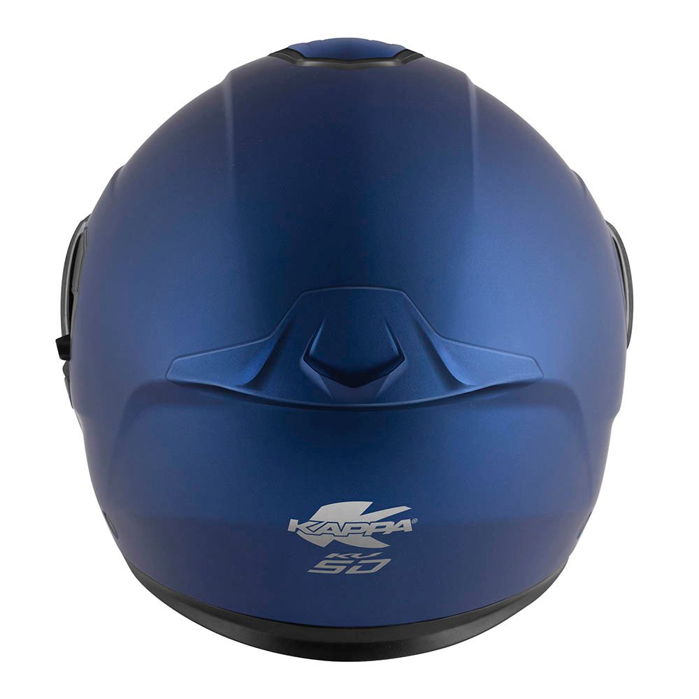 Casco Moto Modulare Kappa KV50 Basic Blu Metallizzato Opaco - immagine 3