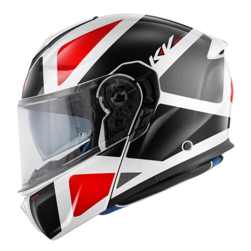 Casco Moto Modulare Kappa KV50 Galaxy Bianco Lucido