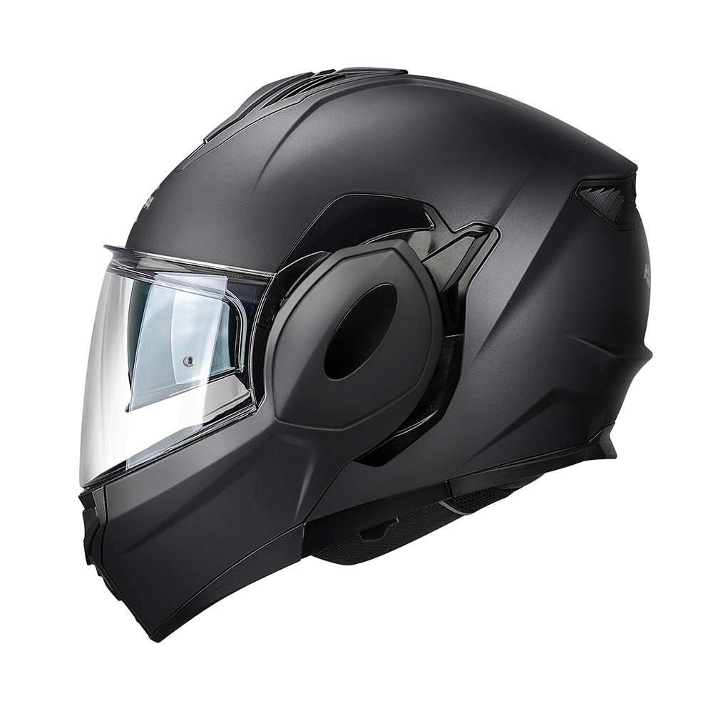Casco Moto Flip-Back Kappa KV55 Basic Nero Opaco