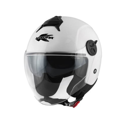 Casco Demi-Jet Kappa KV60 Basic Bianco Lucido