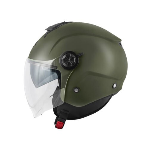 Casco Demi-Jet Kappa KV60 Basic Verde Opaco