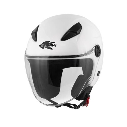 Casco Demi-Jet Kappa KV61 Basic Bianco Lucido