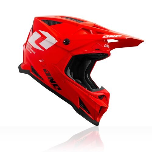 Casco Moto Cross ONE Industries X-297 Focus Rosso Elettrico