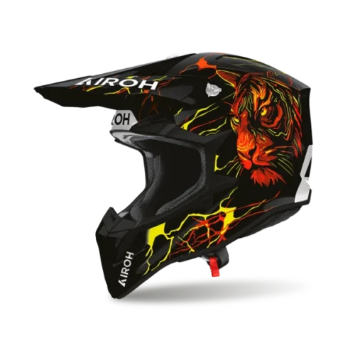 Casco Moto Cross Enduro Airoh Wraaap Tyger Gloss