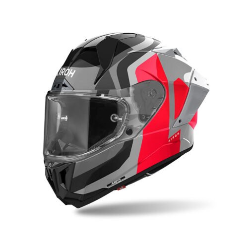 Casco Moto Integrale Airoh GP 800 Competition Rosso Lucido