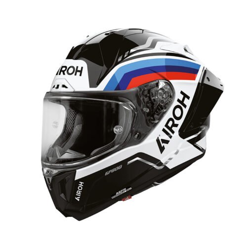Casco Moto Integrale Airoh GP 800 Lane Nero Lucido