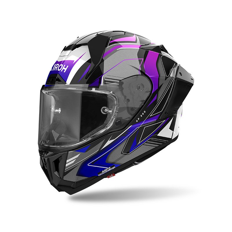 Casco Moto Integrale Airoh GP 800 Must Blu Lucido