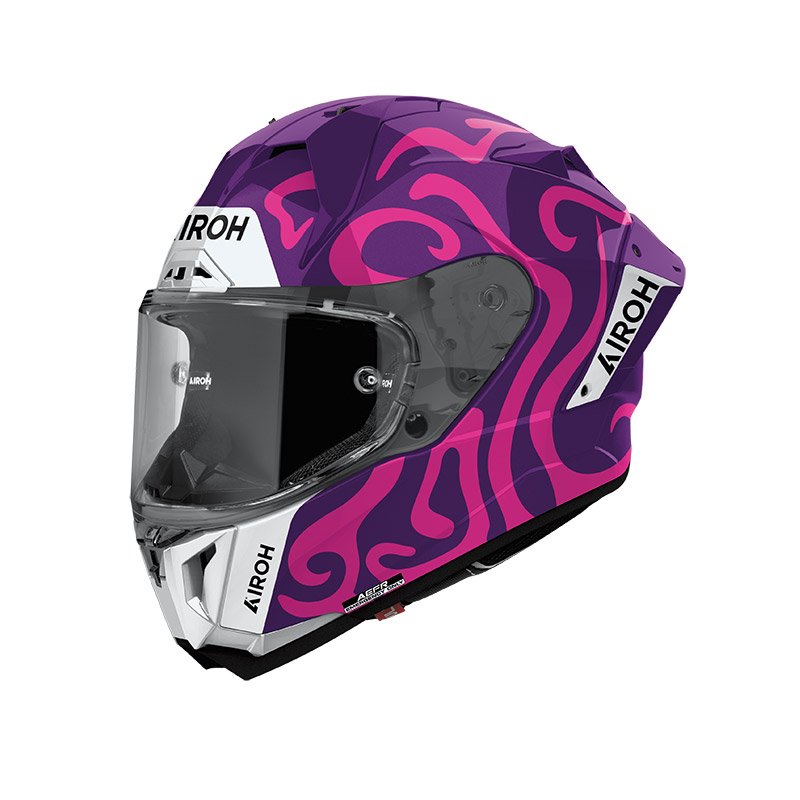 Casco Moto Integrale Airoh GP 800 Swain Viola Lucido