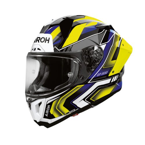 Casco Moto Integrale Airoh GP 800 Volt Giallo Lucido