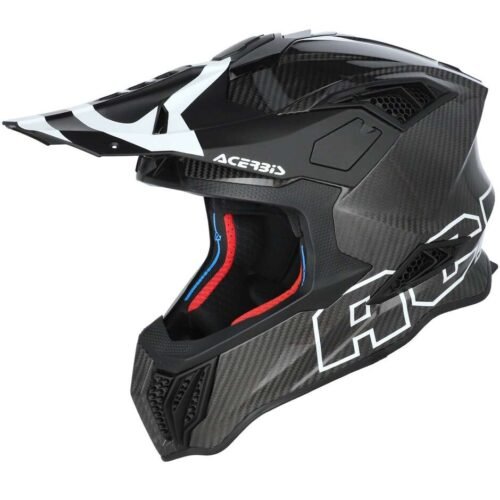 Casco Cross Enduro Acerbis Airstrike-C Nero/Bianco