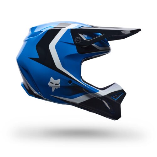 Casco Cross Fox Racing V1 Frame Blu