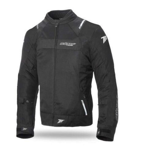 Giacca Moto Estiva Seventy JR52 CE Traforata Nero