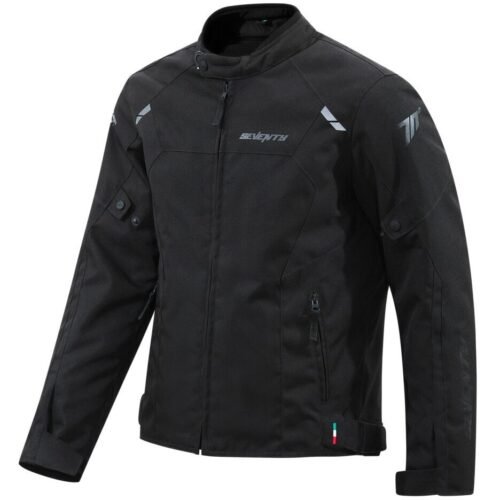 Giubbotto Moto Donna Seventy Degrees SD-JR67 PISTON Nero