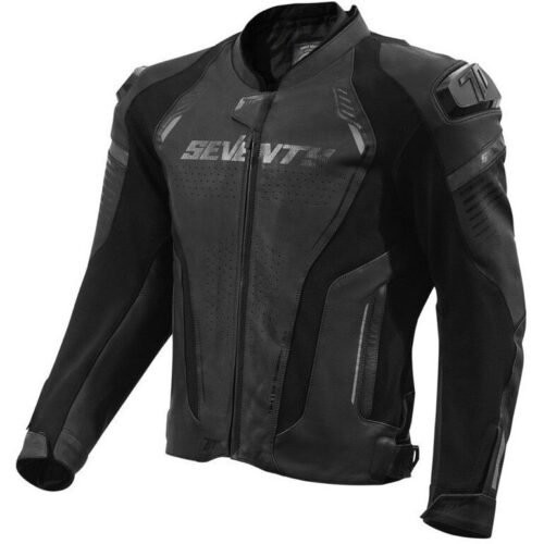 Giubbotto Moto Seventy Degrees SD-JL24 SPOILER Nero