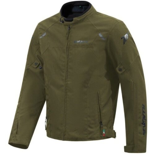 Giubbotto Moto Seventy Degrees SD-JR65 PISTON Verde Militare