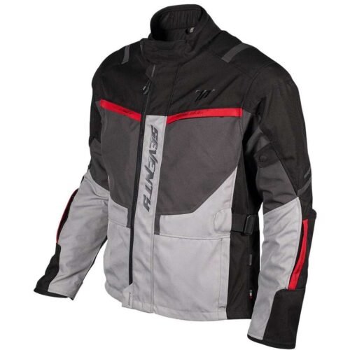 Giubbotto Moto Seventy Degrees SD-JT83 TONALE Nero Grigio Rosso