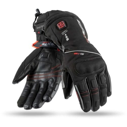 Guanti Moto Da Donna Certificati Riscaldanti Seventy SD-T41 Touring Nero