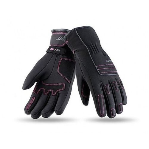 Guanti Moto Da Donna Certificati Urbani Seventy SD-C29 Nero Rosa