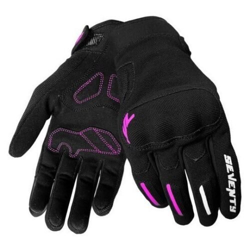 Guanti Moto Donna Seventy Degrees SD-C42 ASPHALT Nero Rosa