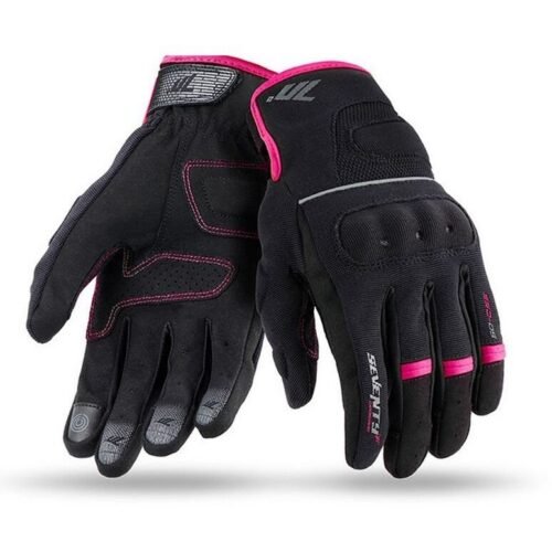 Guanti Moto Estivi Seventy C56 Lady CE Nero Rosa