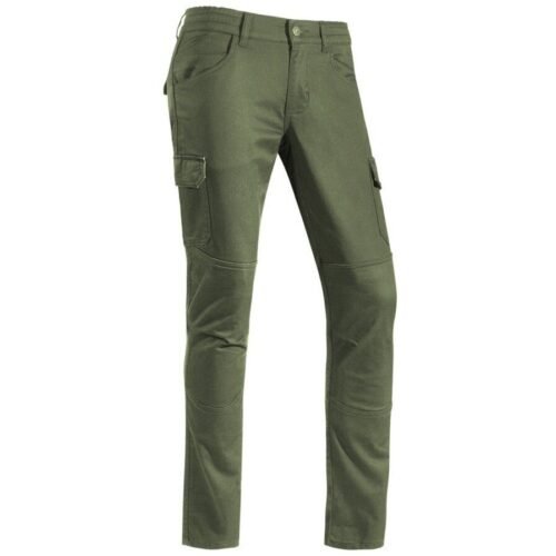 Jeans Moto Seventy Degrees SD-PC24 TEIDE CARGO Verde Militare