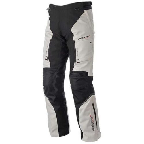 Pantaloni Moto Touring Tre strati Seventy SD-PT1s Accorciati Grigio Ghiaccio