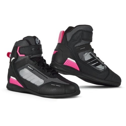 Scarpe Moto Seventy Degrees SD-BR2 VELOCE Nero Rosa