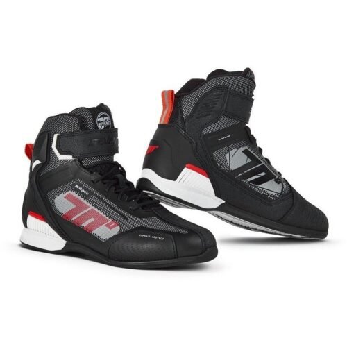 Scarpe Moto Seventy Degrees SD-BR2 VELOCE Nero Rosso
