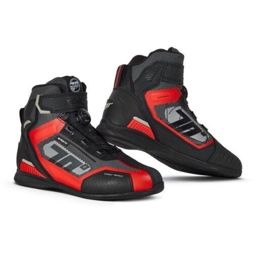 Scarpe Moto Seventy Degrees SD-BR3 VELOCE PRO Nero Rosso