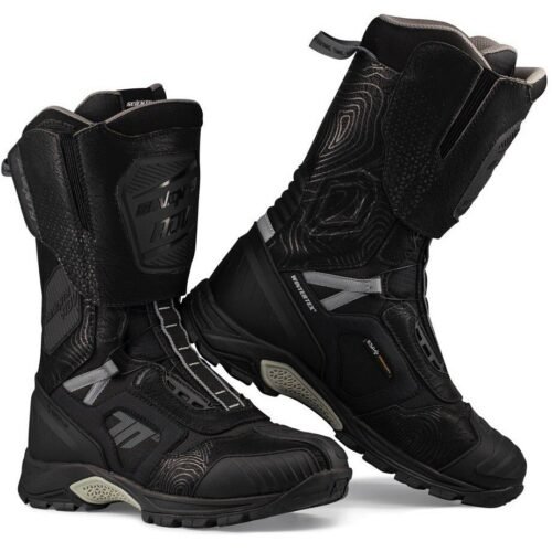 Stivali Moto Seventy Degrees SD-BA6 STELVIO HIGH Nero Grigio