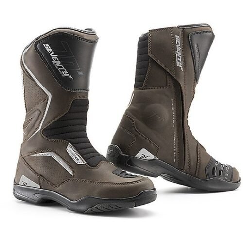 Stivali Moto Turismo Seventy BT2 Waterproof Marrone